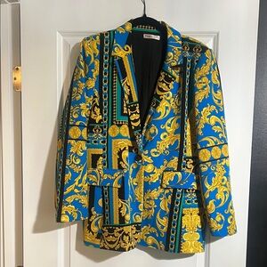 Blue and Gold Blazer